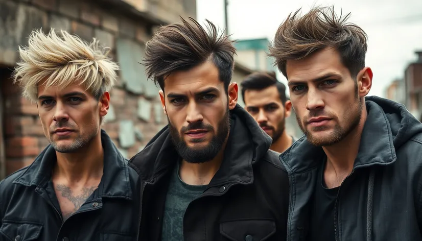 messy hairstyles men