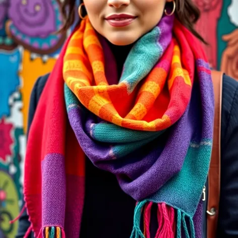 colorful scarf