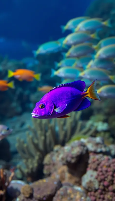 purple fish