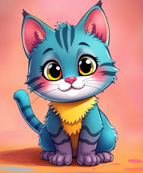 cartoon cat artwork