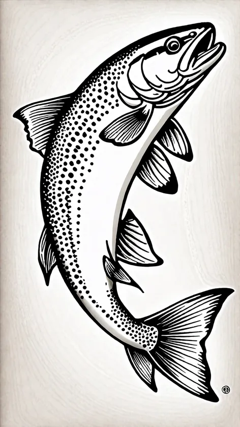 trout tattoo