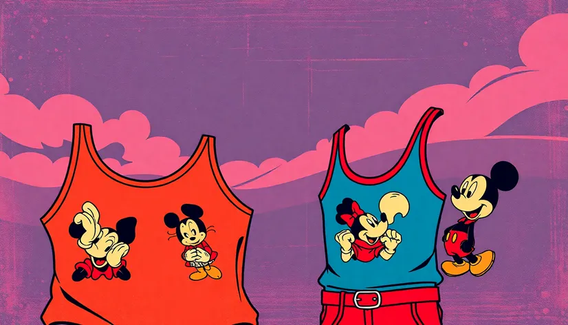 retro disney tanks with