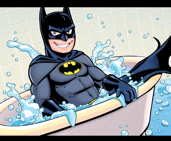 batman in the bathtub