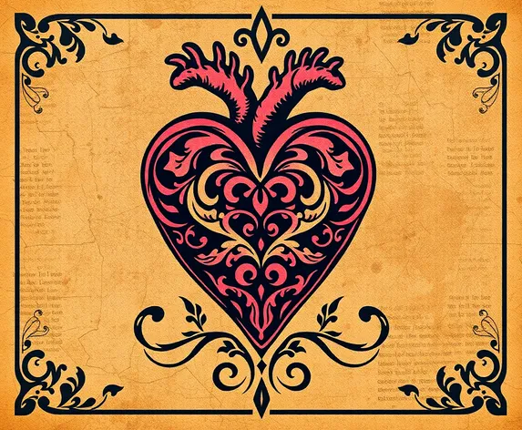 heart tattoo stencil designs