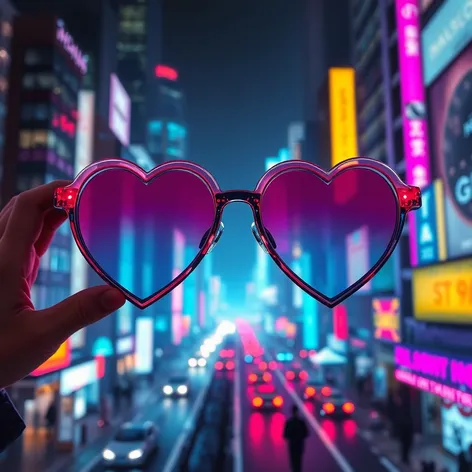 heart shaped glasses