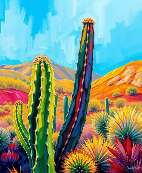 cactus painting