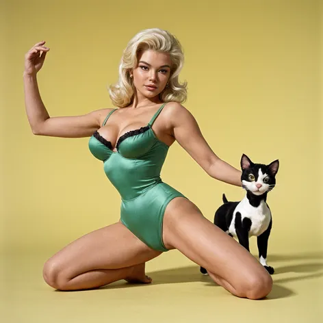 Jayne mansfield in green