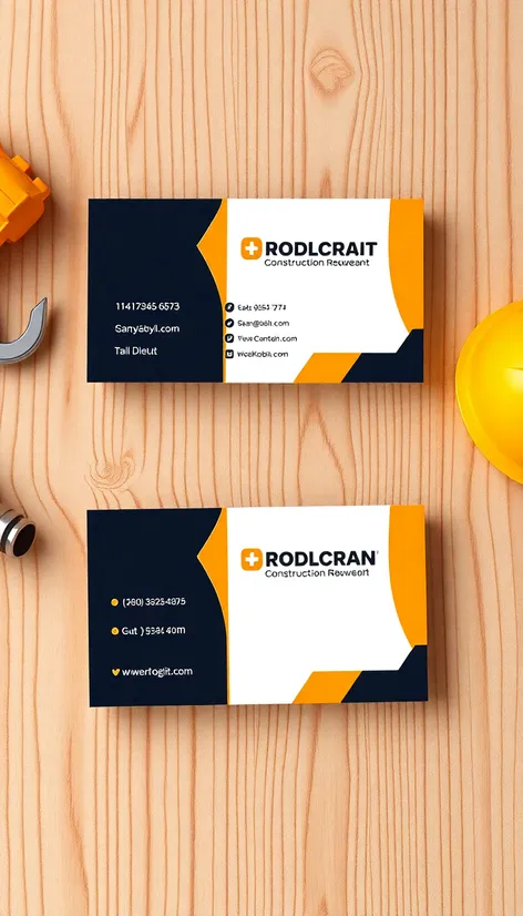 construction business cards