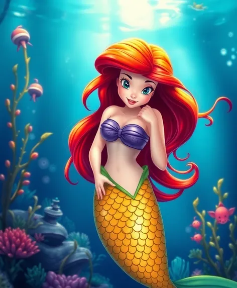 disney ariel artwork