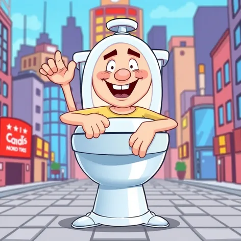 toilet man