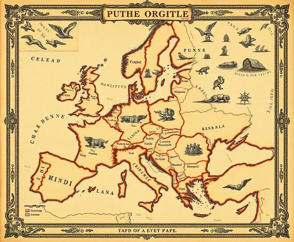 mapa de europá