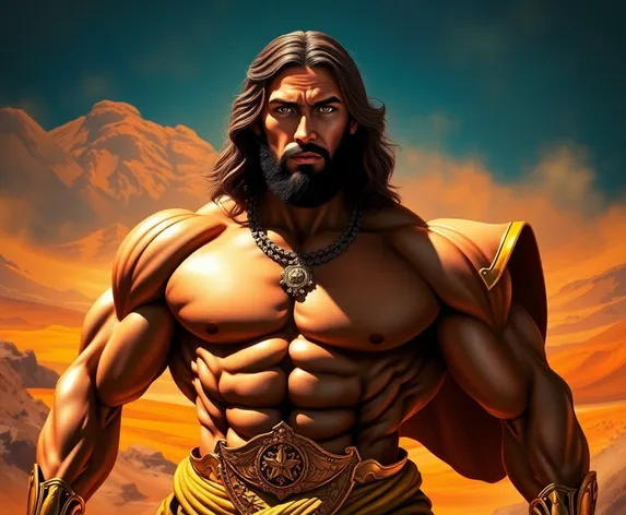 bodybuilder jesus