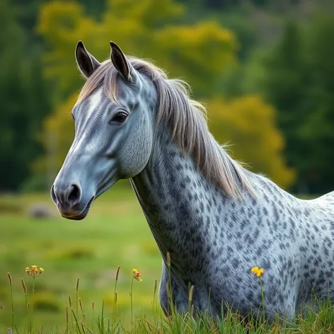 blue roan horse