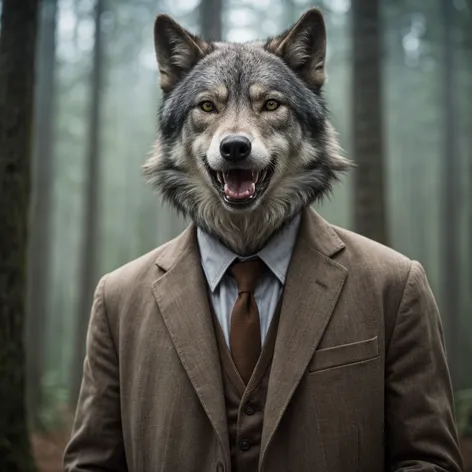 anthropomorphic wolf