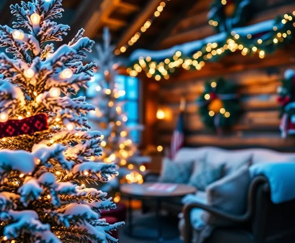 white christmas garland