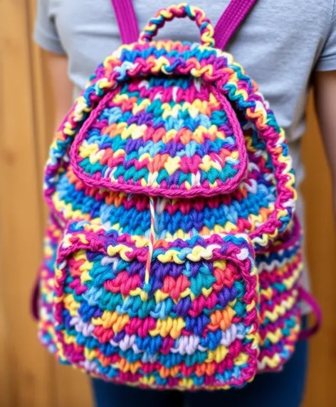 crochet backpack