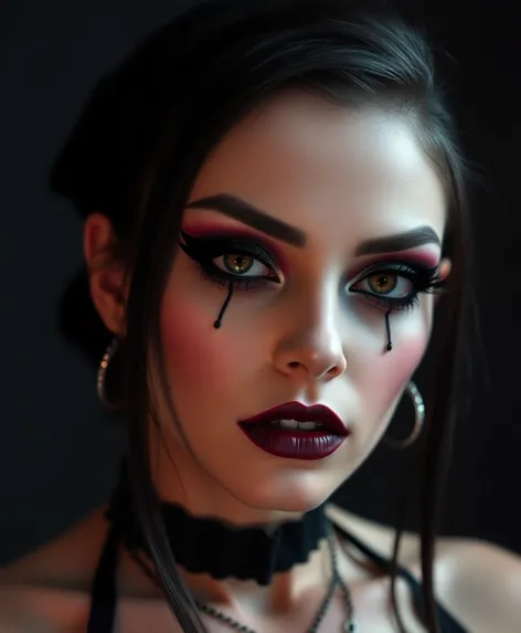 gothic female makeup