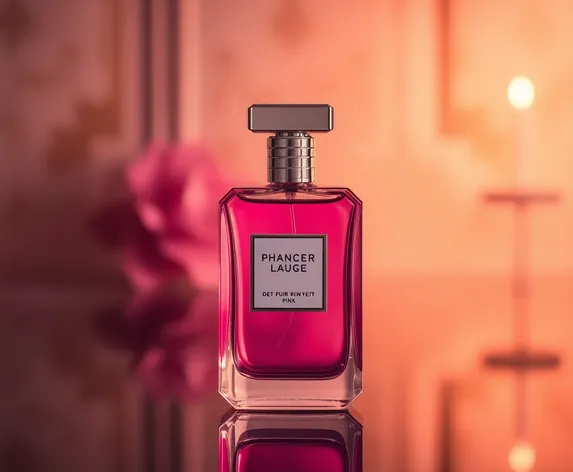 pink perfume bottle