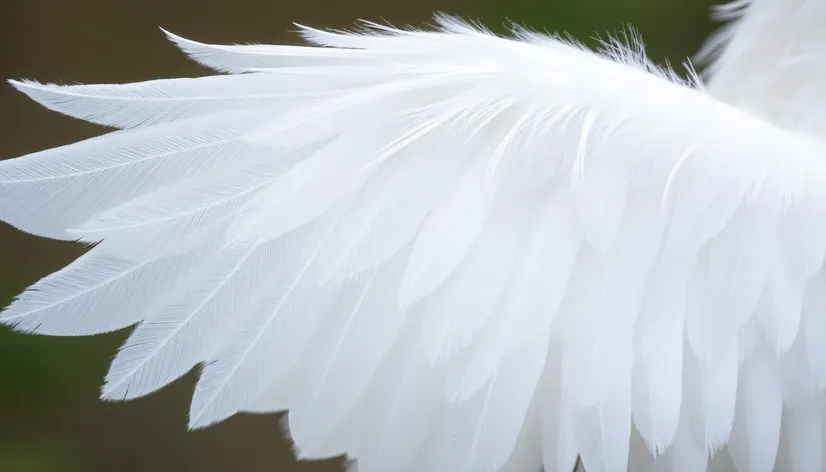 white feathers