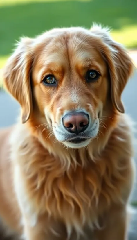 short hair golden retriever