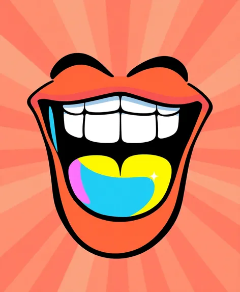 cartoon image of mouth