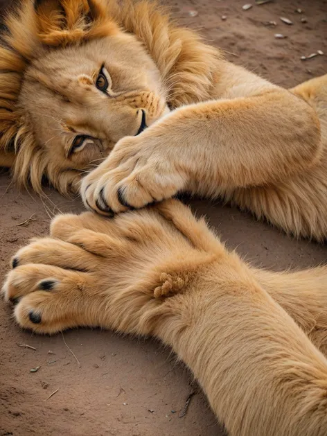 lion paws