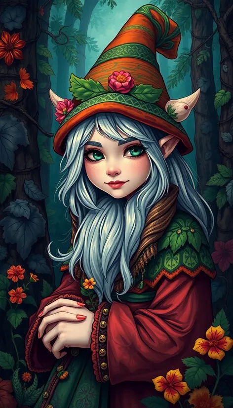 female gnome druid