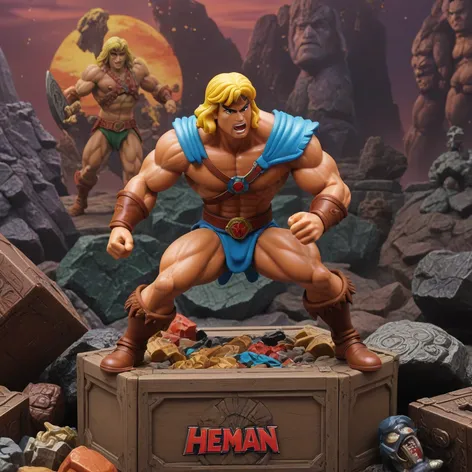 A Heman action figure