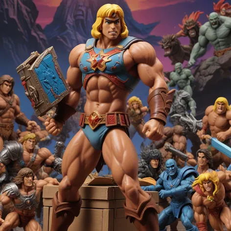 A Heman action figure