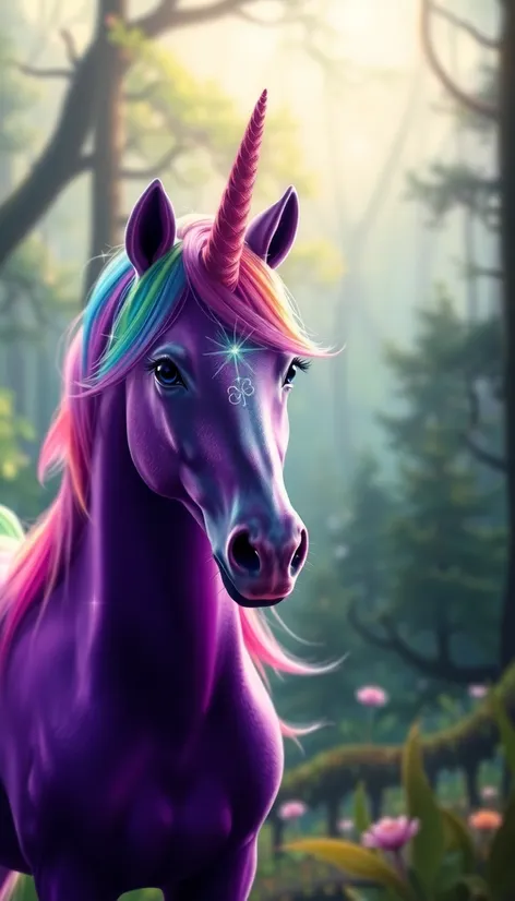 purple unicorn