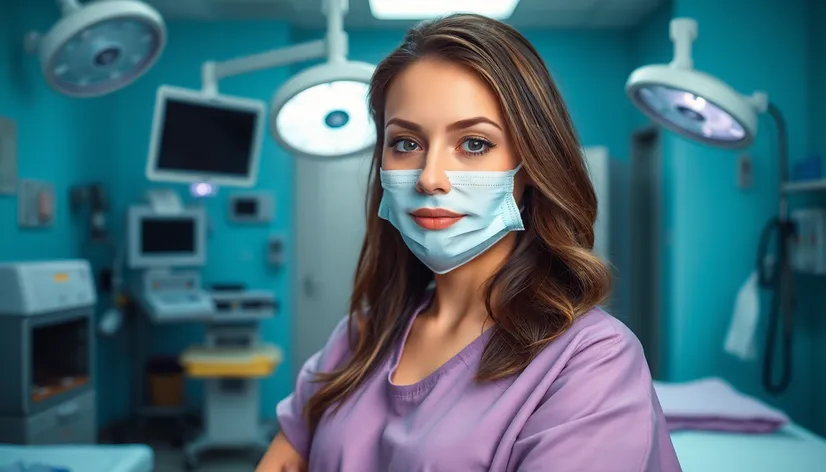 woman in hospital