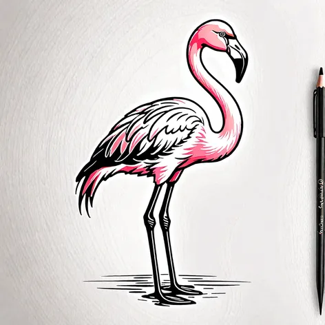 flamingo tattoo