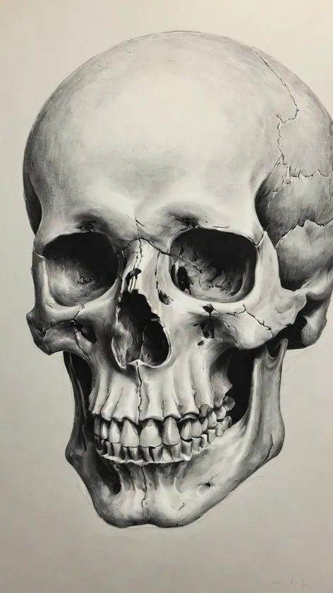 skull drawing