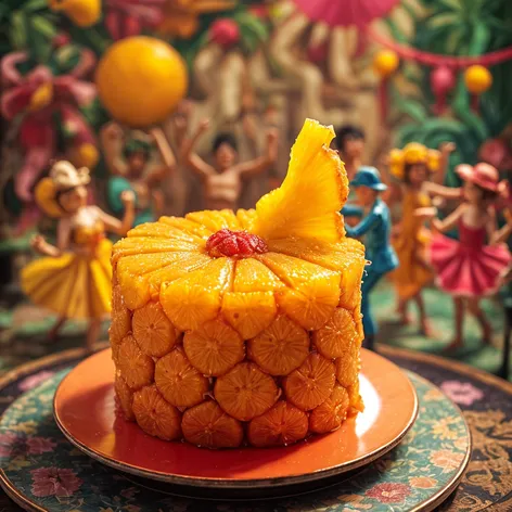 Pineapple upside down dancing