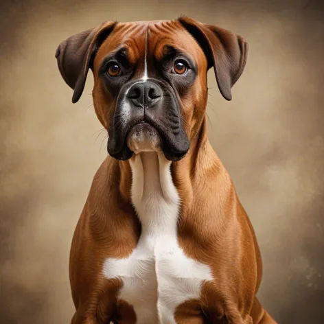 brown boxer