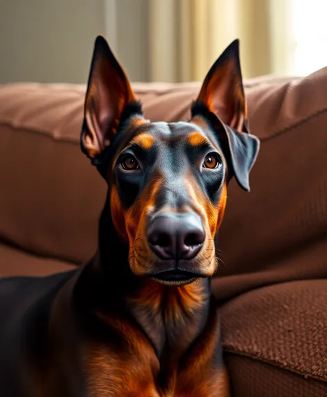 cuddly doberman