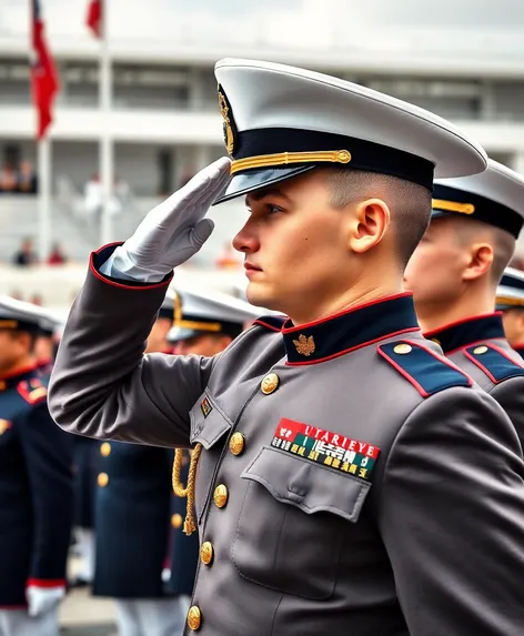 marines saluting dress