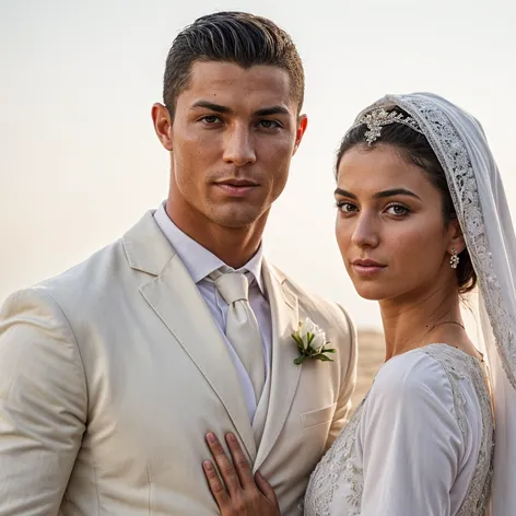 Cristiano marries a beautiful