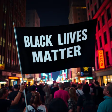 black lives matter flag