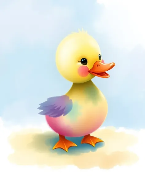 cute duck art