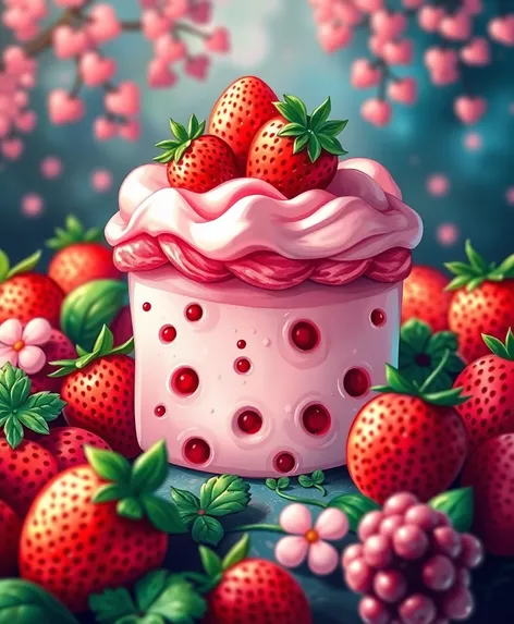 strawberry shortcake background