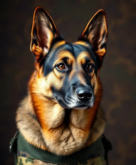 dog army uniform