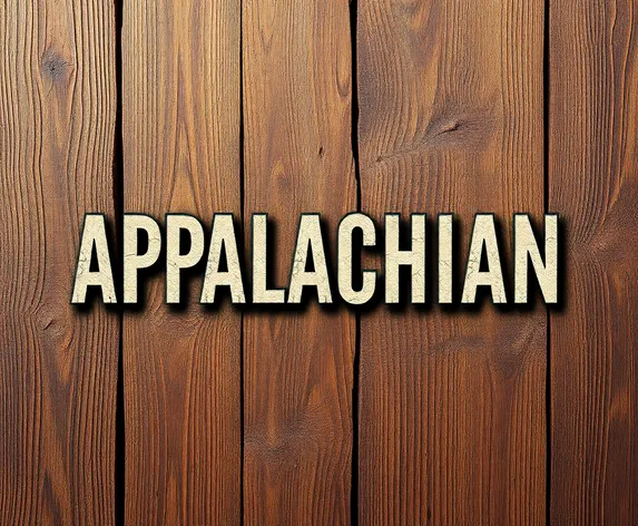 appalachian plateau lettering