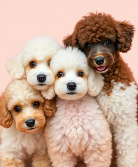 parti poodle dogs