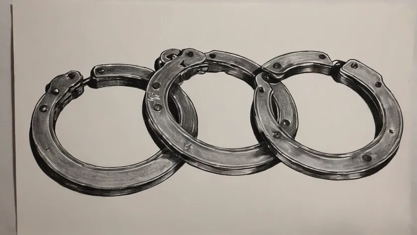 handcuffs drawing