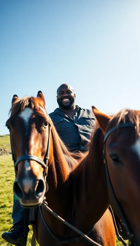 shaq on a horse