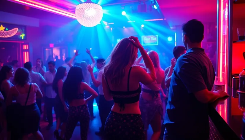 dancers at the bar