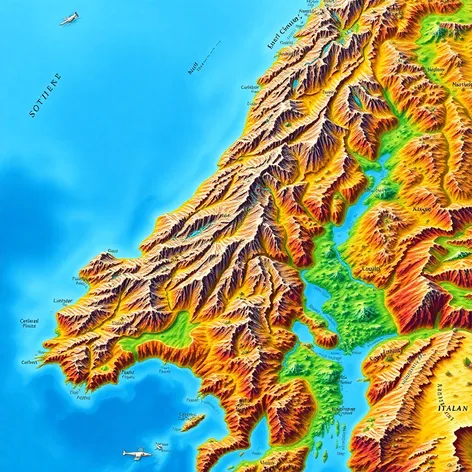 map of northern italy