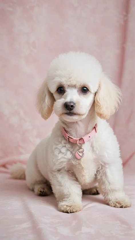 white mini poodle