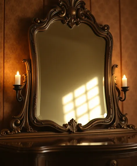 vintage vanity with mirror